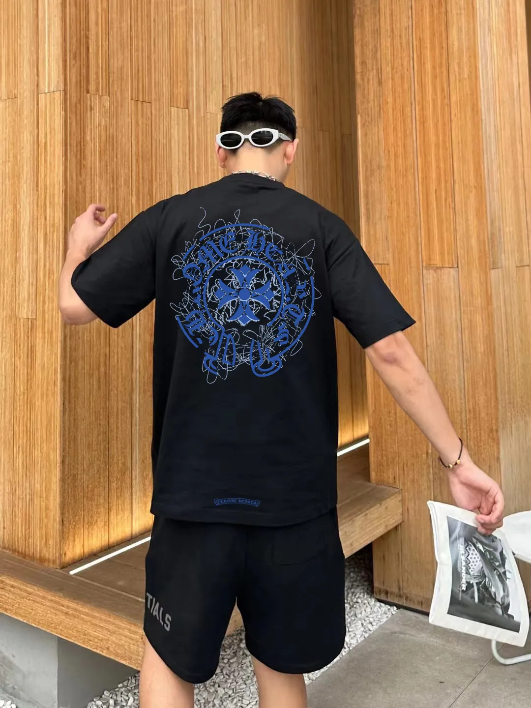 [CH ] 2026FW T LOGO Premium 26s Same Style ：Black White Green Size：S M L XL 2XL